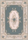 Dollhouse 1:24 Scale Aubusson Green Rug Dollhouse Miniature